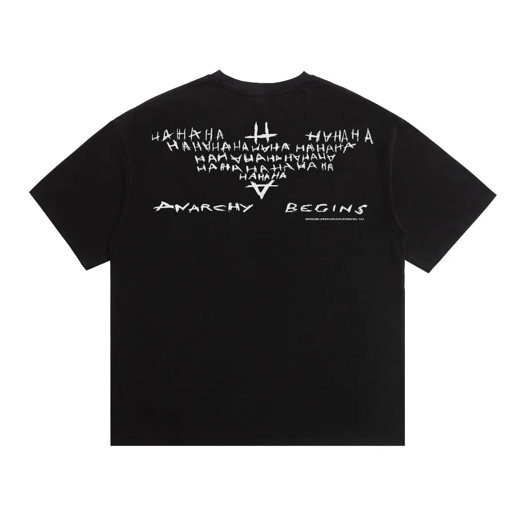 American Saint Michael Dark Knight Fabric: Double yarn 240g Style number: S869 Size: S-M-L-XL Color: Washed black Price: P118